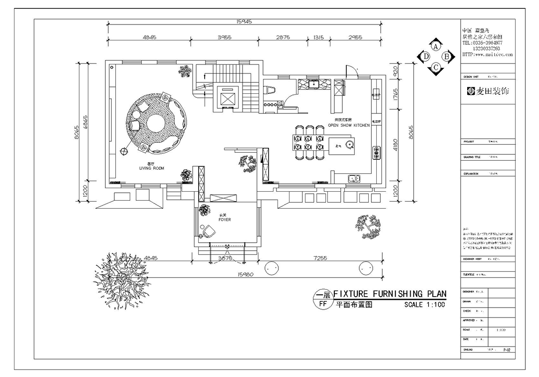 一层平面布置图